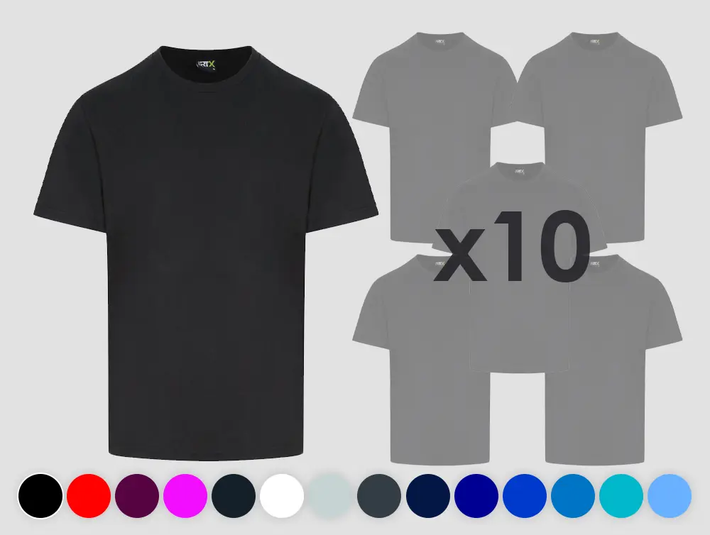 Custom Embroidered T-shirt Bundle
