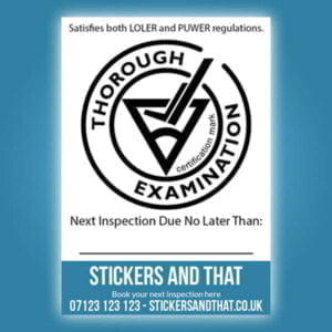CFTS Inspection Sticker