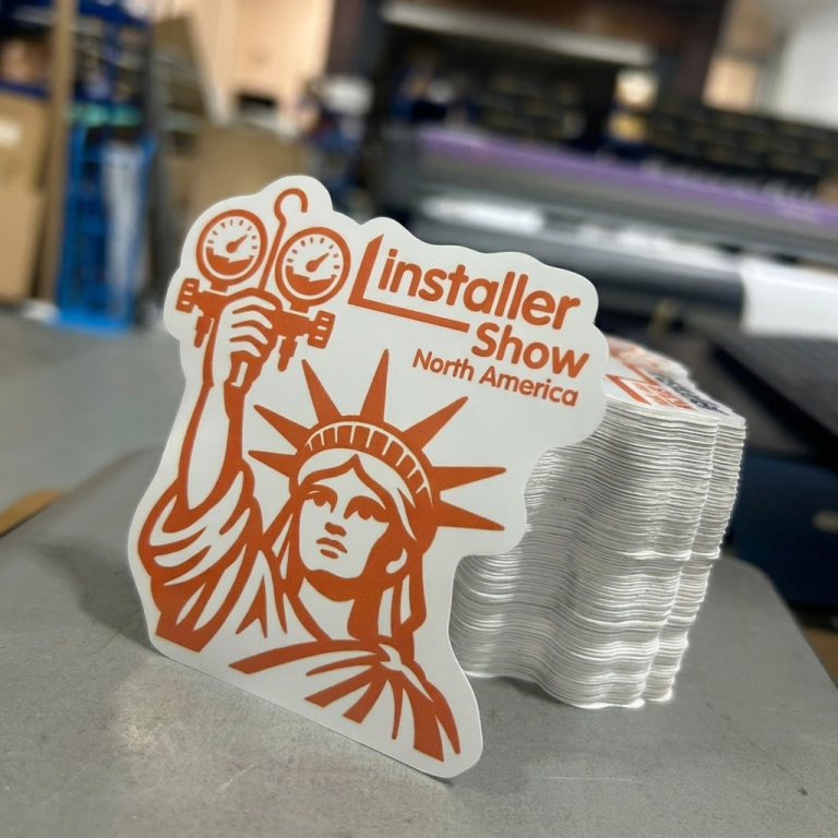 Die Cut Vinyl Sticker Examples
